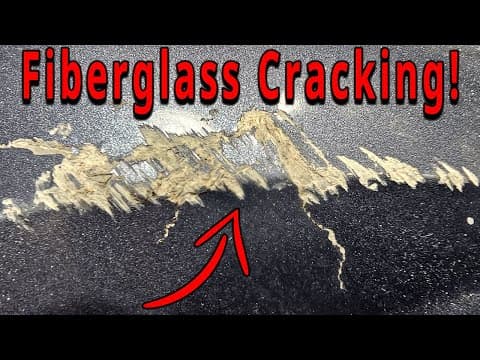 Repairing Fiberglass Cracks!
