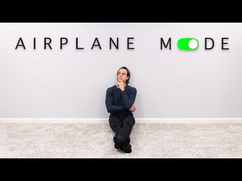 I Put My Life In Airplane Mode. You Should Too