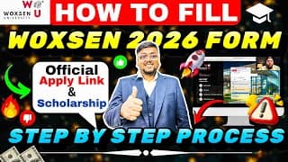 Woxsen University Application Form 2026 | Woxsen University Hyderabad Admission Process 2026