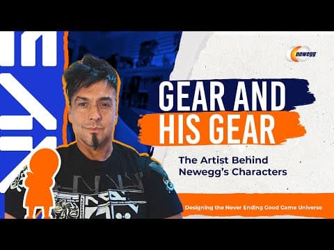 Gear And His Gear: The Artist Behind Newegg’s Characters