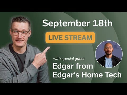 Apple And Smart Home Live Stream With @edgarshometech