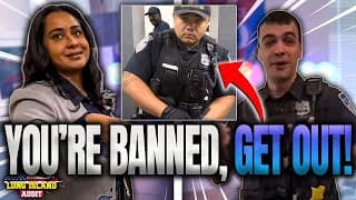 Officer Explodes And Ejects Journalist From Public Building!