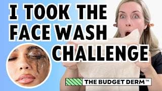 Did This Cleanser Work? | Real Time Product Review By The Budget Derm