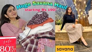 Savana 80% Off Christmas Sale Is Live | Tops, Maxi Dresses, Skirts, Pullovers & More | Savana Haul