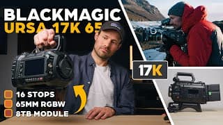 First Impressions Of The Blackmagic Ursa Cine 17k 65 | 5 Days In Iceland (hands On, Bts, Ergonomics)