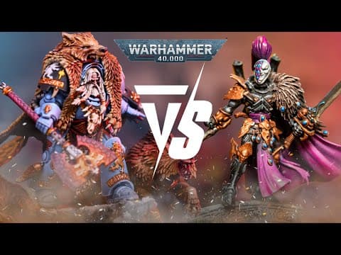 Space Wolves Vs Harlequins: 2000pts Warhammer 40k Battle Report