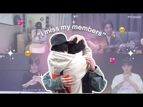 Bts Missing Each Other During Solo Activities  ⋆˙⟡♡ | Calling, Visiting, Supporting