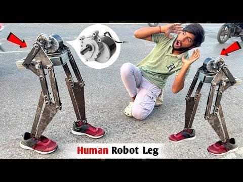 How To Build A Walking Humanoid Robot 🤖 | Diy Mechanism Project