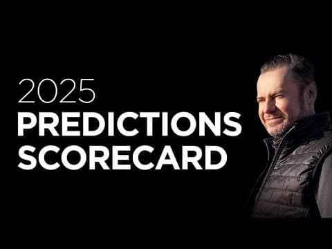 My 2025 Predictions Vs. Reality: I Was Not Expecting This 🤯