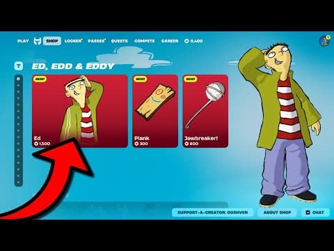 🔴 *new* Fortnite Ed, Edd & Eddy Update! Item Shop Today! (chapter 7 Live)