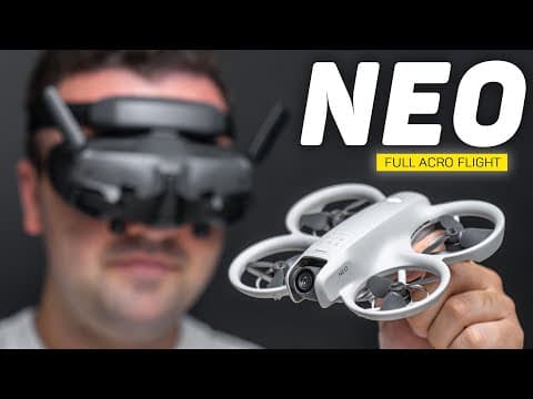 This Drone Is Really Fun! - Dji Neo Full Manual/acro Flight