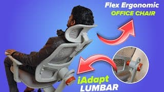 The Sleep Company Flex Ergonomic Office Chair - Perfect For Long Hours Siting