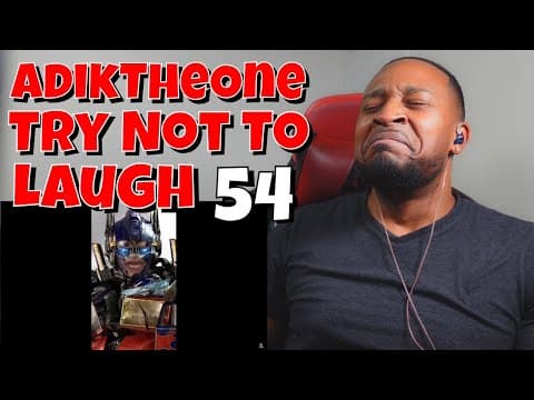 Davinci Reacts | Adiktheone - Try Not To Laugh Challenge 54 Reaction