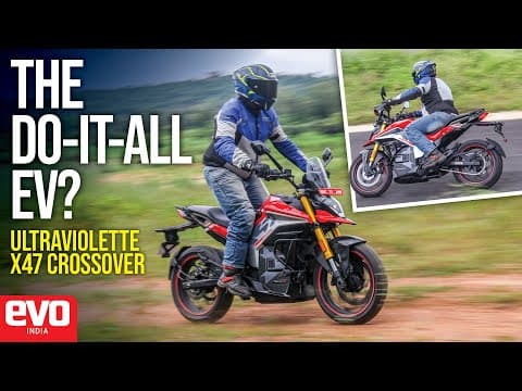 Ultraviolette X47 Crossover | The Perfect Everyday Electric Motorcycle? | Ride Review | Evo India