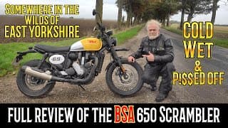 Bsa 650 Scrambler Full Honest Review. Getting Down & Dirty In East Yorkshire!