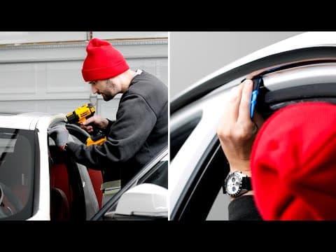 How To Black Out Window Trim For $112 | Chrome Delete