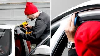 How To Black Out Window Trim For $112 | Chrome Delete