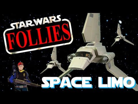 Star Wars Follies: Space Limo - Vintage Kenner Imperial Shuttle