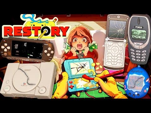 Restory - Restore Busted Retro Electronics In Mid-2000s Japan In This Repair Shop Adventure!
