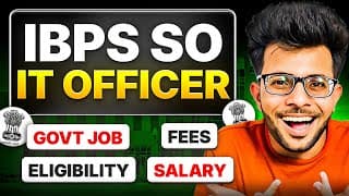 Ibps So  It Officer 2025 Free Hiring 😱✅  [ Eligibility | Exam Pattern | Salary | Apply Now ]