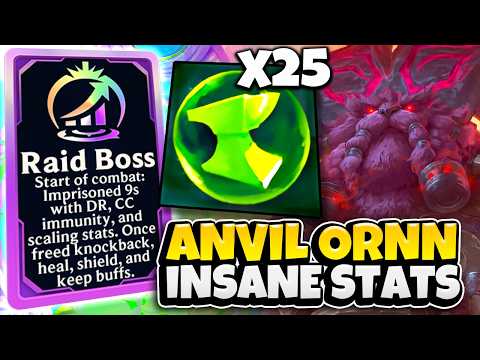 Ornn Stat Shard Gamble: 700 Armor, 12000 Health, 25 Stat Anvils | 2v2 Arena Mode