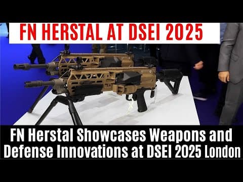 Belgian Company Fn Herstal Showcases Weapons And Defense Innovations At Dsei 2025 London Uk