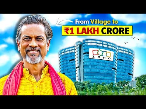 From Zero To ₹1 Lakh Crore Empire | Zoho | Sridhar Vembu’s Inspiring Startup Journey | Live Hindi