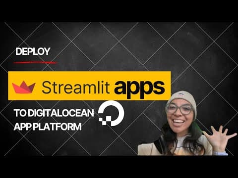 How To Deploy Streamlit Apps To Digitalocean App Platform