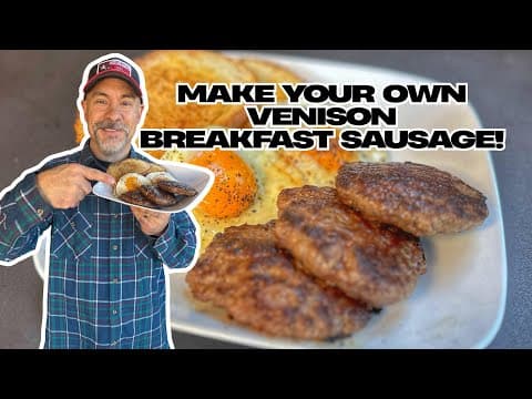 It's Easy To Make & Cook Delicious Venison Breakfast Sausage! #vacmasterpartner