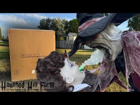 Haunted Hill Farm - Soul Harvester Unboxing/setup | Halloween 2025 Fogging Animatronic