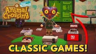 How To Play All Classic Nintendo Games In Animal Crossing New Horizons 3.0