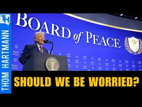 What's The Real Reason Why Trump Created His Phony ‘board Of Peace’?