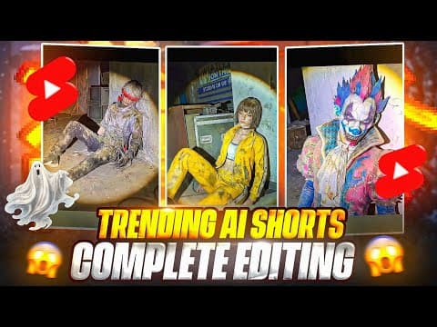 Old Free Fire Character Horror Torch Ai Videos Editing Tutorial ⚡|| Ff Viral Ai Shorts Editing ||