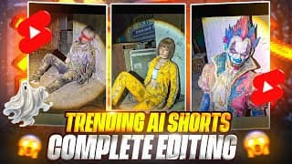 Old Free Fire Character Horror Torch Ai Videos Editing Tutorial ⚡|| Ff Viral Ai Shorts Editing ||