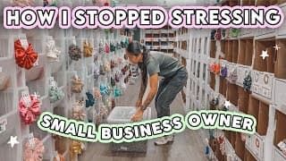 What I Used To Stress About In Business 🤯🤦🏻‍♀️✨....and How I Stopped! #smallbusinesstips