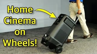 Enjoy 4K Picture & 7.1.4 Sound in Every Room with soundcore Nebula X1 Pro Mobile Theatre Station!