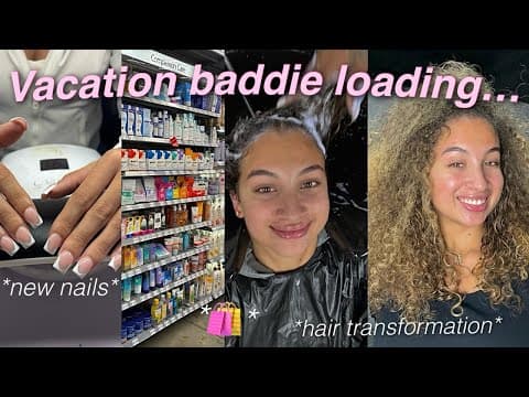 Vlog: Preparing To Go On A Free Cruise...nails, Brazilian Wax, Shopping, And A Hair Transformation 😍