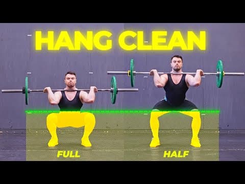 Hang Clean Technique Explained: Perfect Form In 8 Steps