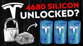 New Tesla 4680 Battery Tech Revealed | Silicon Battery Breakthrough?