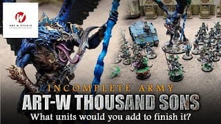 *new Channel Army* - You Complete The List! Let's Get To 2000pts Art-w Studio Thousand Sons 40k