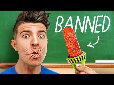 Eating Food That Schools Banned! (100 Years)