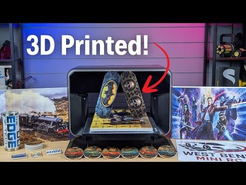I Tried Uv Printing Directly On 3d Prints! Eufymake Uv Printer E1 Review