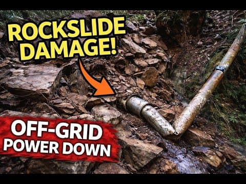 A Rockfall Shut Down My Off-grid Power