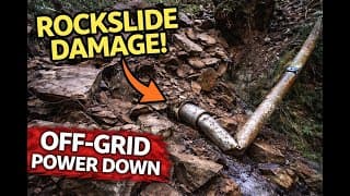 A Rockfall Shut Down My Off-grid Power