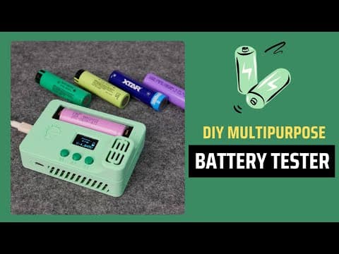 Diy Smart Multipurpose Battery Tester || Battery Capacity Tester