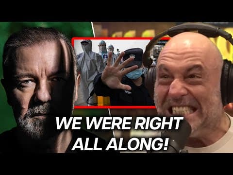 Ricky Gervais And Joe Rogan Struggle To Hide Their Anger When Exposing The Biggest Cover Up