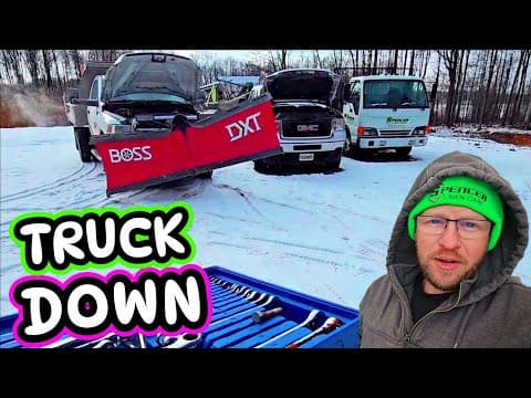 It Took All Day To Get Ready Before The Snowstorm After A Truck Broke Down!