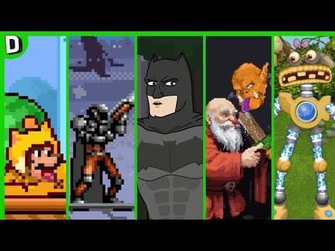 Mario's Cat Suit, Dcu's Weird Continuity, Helldivers 2  & More! -dorkly 5-pack