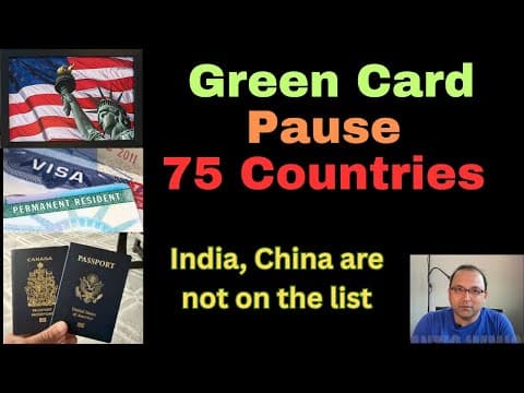Green Card Freeze For 75 Countries