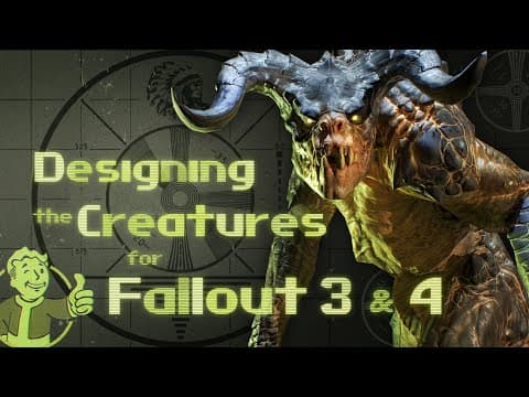 Designing The Creatures For Fallout 3 & 4 |  A Developer Retrospective